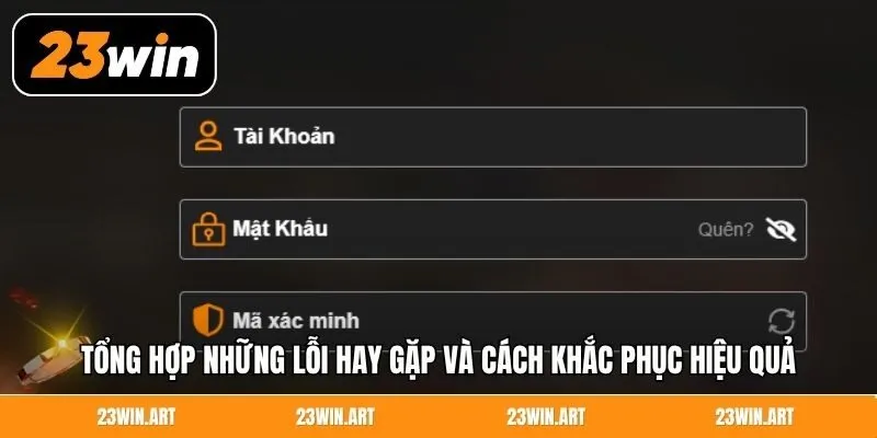 Tổng hợp những lỗi hay gặp và cách khắc phục hiệu quả